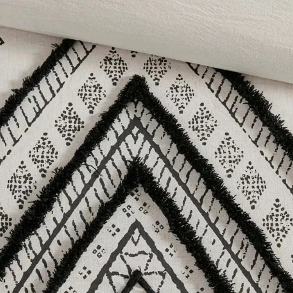New! 3-piece Cotton Duvet Cover Set with Shams